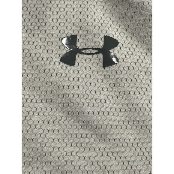 Under Armour Women's Small ColdGear Honeycomb Pattern Light Gray Pullover A27 - Picture 5 of 7